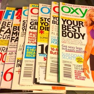 FITNESS MAGAZINES 🌸10 FOR $15🌸